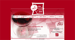 Desktop Screenshot of lesclesdelacave.com